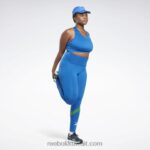 نحيف ناقلات الأزرق أساسيات الجري حمالة صدر عالية التأثير (حجم كبير) Reebok 0NZ0F844 - Image 2