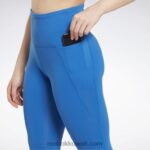 نحيف ناقلات الأزرق كولون لوكس بخصر مرتفع Reebok 0NZ0F426 - Image 5