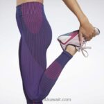نحيف ناقلات الأزرق يوحدها اللياقة البدنية myoknit طماق سلس Reebok 0NZ0F557 - Image 5