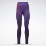 نحيف ناقلات الأزرق يوحدها اللياقة البدنية myoknit طماق سلس Reebok 0NZ0F557 - Image 6