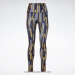 نحيف ناقلات البحرية الجوارب المطبوعة كل انحاء myt Reebok 0NZ0F538 - Image 6