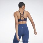 نحيف ناقلات البحرية لوكس حمالة صدر رياضية مطبوعة بنقشة الطبيعة Reebok 0NZ0F695 - Image 3