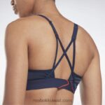 نحيف ناقلات البحرية لوكس حمالة صدر رياضية مطبوعة بنقشة الطبيعة Reebok 0NZ0F695 - Image 5