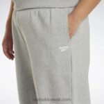 نحيف هيذر رمادي متوسط بنطلون رياضي صوف الهوية (حجم كبير) Reebok 0NZ0F647 - Image 4
