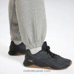 نحيف هيذر رمادي متوسط بنطلون رياضي صوف الهوية (حجم كبير) Reebok 0NZ0F647 - Image 5