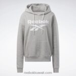 نحيف هيذر رمادي متوسط سويت شيرت صوف بشعار الماركة كبير Reebok 0NZ0F464 - Image 7