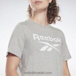 نحيف هيذر رمادي متوسط هوية تي شيرت Reebok 0NZ0F703 - Image 4