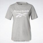 نحيف هيذر رمادي متوسط هوية تي شيرت Reebok 0NZ0F703 - Image 6