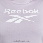 نحيف واحة بنفسجية تي شيرت الهوية (حجم كبير) Reebok 0NZ0F729 - Image 4