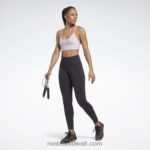 نحيف واحة بنفسجية حمالة صدر رياضية شرائط لوكس Reebok 0NZ0F616 - Image 2