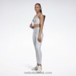 نحيف واحة بنفسجية حمالة صدر رياضية رياضية ضيقة لليوجا Reebok 0NZ0F726 - Image 2