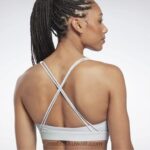 نحيف واحة بنفسجية حمالة صدر رياضية رياضية ضيقة لليوجا Reebok 0NZ0F726 - Image 5