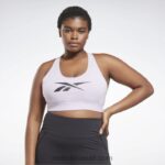 نحيف واحة بنفسجية حمالة صدر رياضية متسابق ناقلات لوكس (حجم كبير) Reebok 0NZ0F824