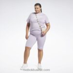 نحيف واحة بنفسجية شورت مجسم بشعار الماركة (مقاس كبير) Reebok 0NZ0F861 - Image 2