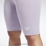 نحيف واحة بنفسجية شورت مجسم بشعار الماركة (مقاس كبير) Reebok 0NZ0F861 - Image 5