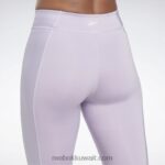 نحيف واحة بنفسجية طماق اليوغا عالية مخصر الأداء الضلع Reebok 0NZ0F698 - Image 4