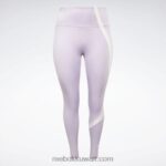 نحيف واحة بنفسجية طماق ناقلات جاهزة للتمارين الرياضية (حجم كبير) Reebok 0NZ0F731 - Image 6