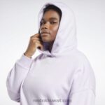 نحيف واحة بنفسجية هودي كبير الحجم معاد تدويره في الاستوديو (حجم كبير) Reebok 0NZ0F602 - Image 4