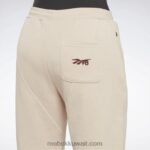 نحيف ecru ناعم فيكتوريا بيكهام بنطلون رياضي بساق مستقيمة Reebok 0NZ0F656 - Image 4