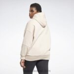 نحيف ecru ناعم هودي كبير الحجم معاد تدويره في الاستوديو (حجم كبير) Reebok 0NZ0F850 - Image 3