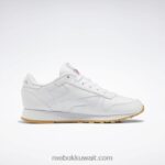 نحيف FTWWR أبيض / رمادي نقي 3 / ريبوك صمغ مطاطي -03 أحذية جلدية كلاسيكية Reebok 0NZ0F55 - Image 4