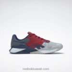 نقي رمادي 2 / فلاش أحمر / باتيك أزرق حذاء تدريب نانو 6000 Reebok 0NZ0F169 - Image 2