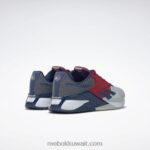 نقي رمادي 2 / فلاش أحمر / باتيك أزرق حذاء تدريب نانو 6000 Reebok 0NZ0F169 - Image 4