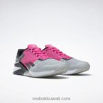 نقي رمادي 2 / وردي ذري / قلب أسود حذاء تدريب نانو 6000 Reebok 0NZ0F138 - Image 3