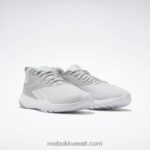 نقي رمادي 3 / رمادي بارد / أبيض ftwr حذاء فليكساجون فورس 4 نسائي للتدريب Reebok 0NZ0F287 - Image 3