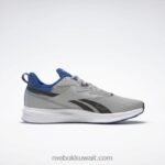 نقي رمادي 3 / رمادي نقي 8 / أزرق متجه حذاء جري رانر 4 4e للرجال Reebok 0NZ0F1198 - Image 2