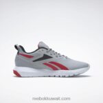 نقي رمادي 3 / كور أسود / أحمر متجه حذاء فليكساغون فورس 4 للرجال للتدريب Reebok 0NZ0F1335 - Image 2