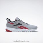نقي رمادي 3 / كور أسود / أحمر متجه حذاء فليكساغون فورس 4 للرجال للتدريب Reebok 0NZ0F1335