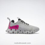 نقي رمادي 3 / وردي فخور / أسود أساسي حذاء نسائي من zig dynamica Adventure Reebok 0NZ0F84