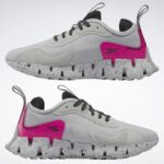 نقي رمادي 3 / وردي فخور / أسود أساسي حذاء نسائي من zig dynamica Adventure Reebok 0NZ0F84 - Image 10