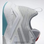 نقي رمادي 3 / ftwr أبيض / أزرق مخضر كلاسيكي حذاء تدريب nanoflex tr 2.0 للنساء Reebok 0NZ0F90 - Image 7
