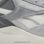 نقي رمادي 4 / طباشير / رمادي بارد 6 أحذية جلدية كلاسيكية من الألف إلى الياء Reebok 0NZ0F133 - Image 7