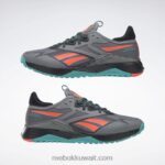 نقي رمادي 5 / كور أسود / أزرق مخضر كلاسيكي حذاء nano x2 tr Adventure للنساء Reebok 0NZ0F101 - Image 6