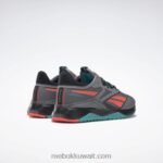 نقي رمادي 5 / كور أسود / أزرق مخضر كلاسيكي حذاء nano x2 tr Adventure للنساء Reebok 0NZ0F101 - Image 10