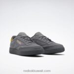 نقي رمادي 6 / رمادي نقي 7 / أرجواني توهج حذاء كلوب ج 85 Reebok 0NZ0F384 - Image 3