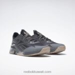 نقي رمادي 6 / كور أسود / ecru ناعم حذاء تدريب nano x2 tr Adventure للرجال Reebok 0NZ0F1049 - Image 3