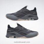 نقي رمادي 6 / كور أسود / ecru ناعم حذاء تدريب nano x2 tr Adventure للرجال Reebok 0NZ0F1049 - Image 9