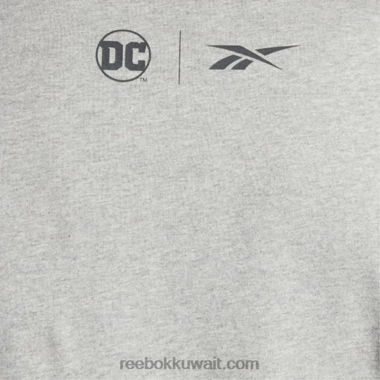 هيذر رمادي متوسط تي شيرت dc x face-off Reebok 0NZ0F396 - Image 6