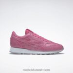 وردي أسترو / أبيض ftwr / رمادي بارد 2 حذاء ايمز جلدي كلاسيكي Reebok 0NZ0F375