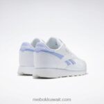 ftwr أبيض / أرجواني توهج أحذية نسائية جلدية كلاسيكية Reebok 0NZ0F164 - Image 4