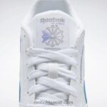 ftwr أبيض / أرجواني توهج أحذية نسائية جلدية كلاسيكية Reebok 0NZ0F164 - Image 8