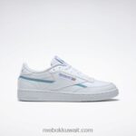 ftwr أبيض / أرجواني توهج / البط البري الكلاسيكي حذاء نسائي كلوب سي 85 نباتي Reebok 0NZ0F261