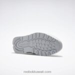 ftwr أبيض / أزرق متجه جلد كلاسيكي يجعله حذائك Reebok 0NZ0F224 - Image 6
