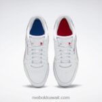 ftwr أبيض / أزرق متجه جلد كلاسيكي يجعله حذائك Reebok 0NZ0F224 - Image 7