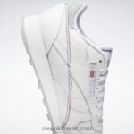 ftwr أبيض / أزرق متجه جلد كلاسيكي يجعله حذائك Reebok 0NZ0F224 - Image 8
