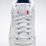 ftwr أبيض / أزرق متجه جلد كلاسيكي يجعله حذائك Reebok 0NZ0F224 - Image 9